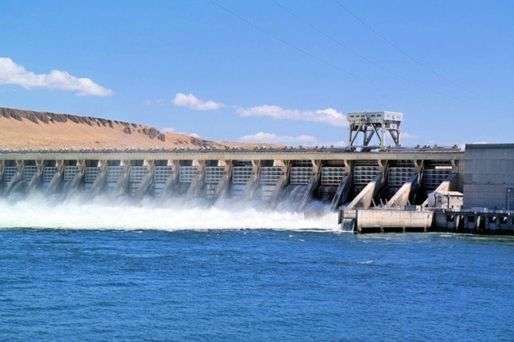 l'hydroélectricité produite par les barrages