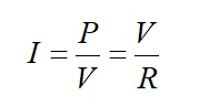 Cable current calculation formula